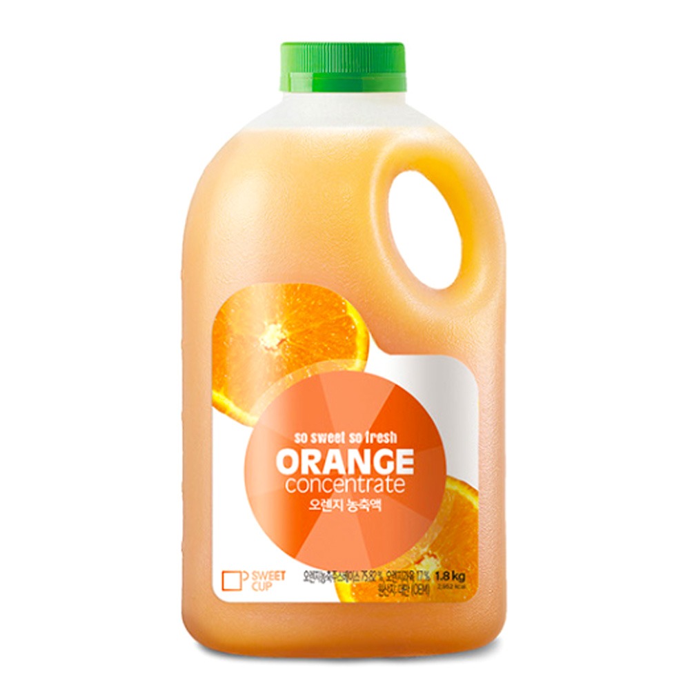 [주문제품] 2751. 스위트컵 오렌지 농축액 - 1.8kg